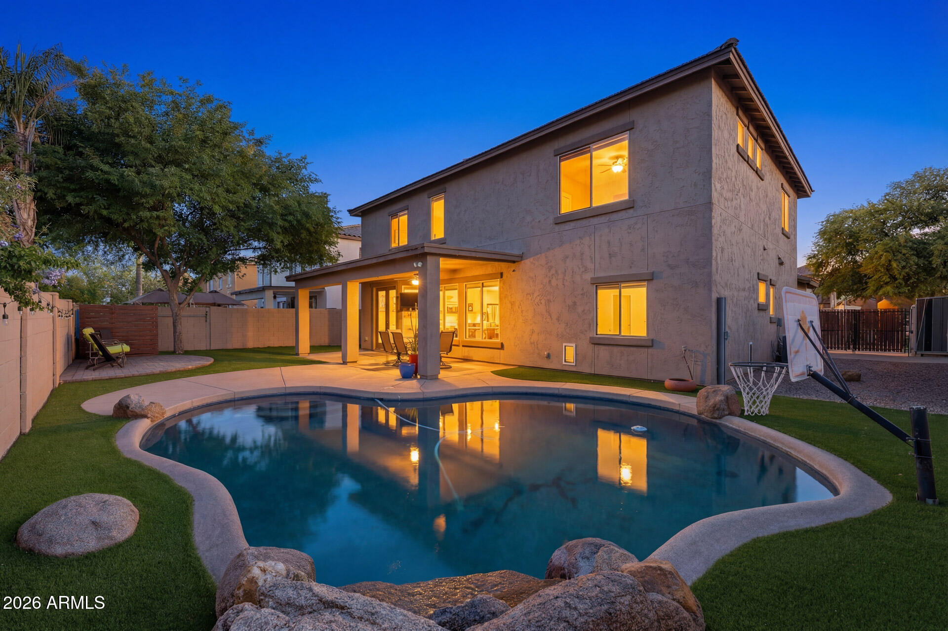 3273 East Fairview Street Gilbert, AZ 85295 - Photo 2 of 37 a view of a house with swimming pool
