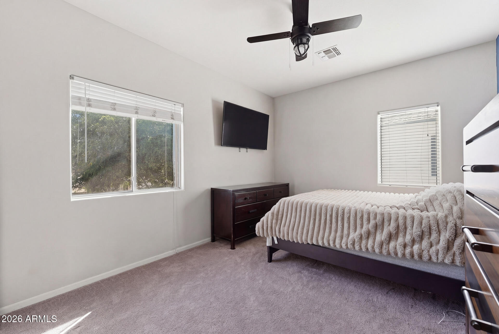 3273 East Fairview Street Gilbert, AZ 85295 - Photo 30 of 37 a bed room with a bed tv and a window