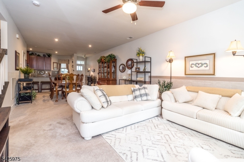 2 Sharp Shinned Court Washington, NJ 07882 - Photo 13 of 27 a living room with furniture and kitchen view