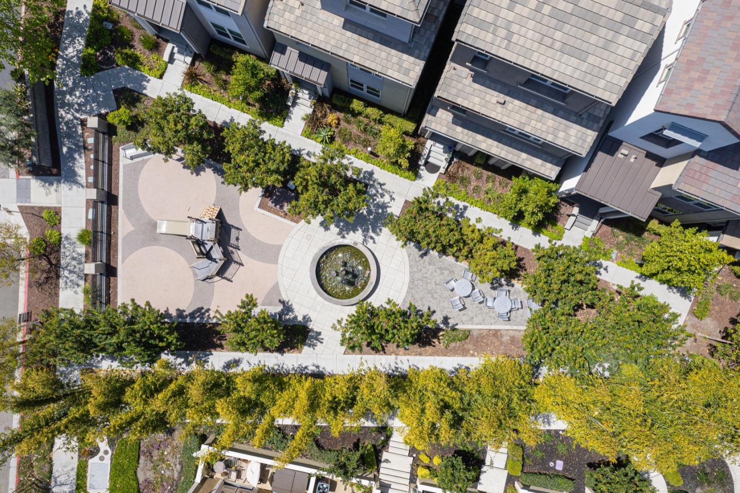 1926 Trento Loop Milpitas, CA 95035 - Photo 33 of 43 an aerial view of a backyard with swimming pool
