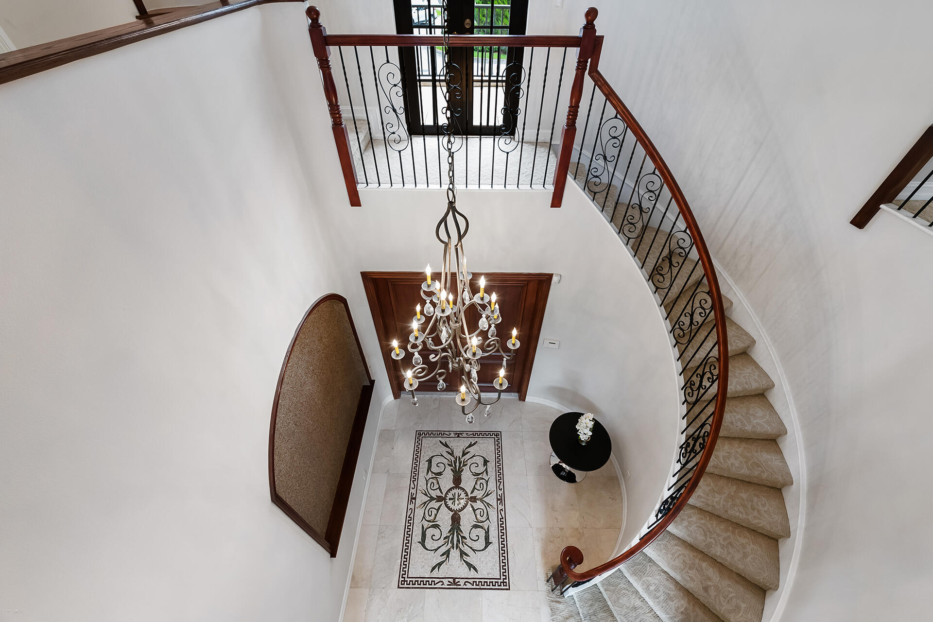 17895 Cadena Drive Boca Raton, FL 33496 - Photo 33 of 68 a view of staircase with wooden floor