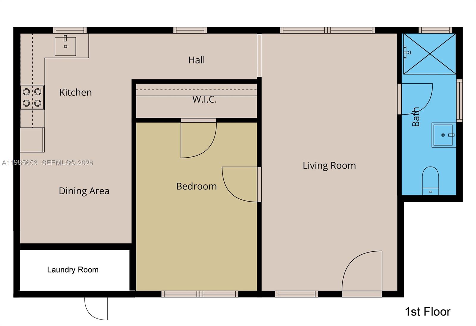 1337 Southwest 15th Street Miami, FL 33145 - Photo 59 of 60 1st Floor Rear Apt