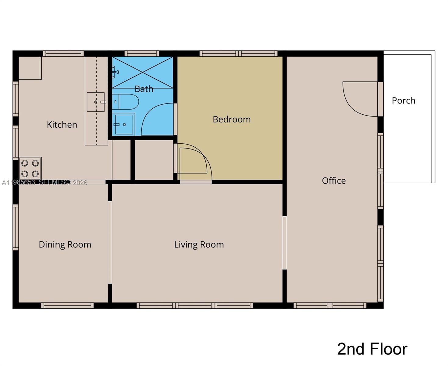 1337 Southwest 15th Street Miami, FL 33145 - Photo 60 of 60 2nd Floor Rear Apt