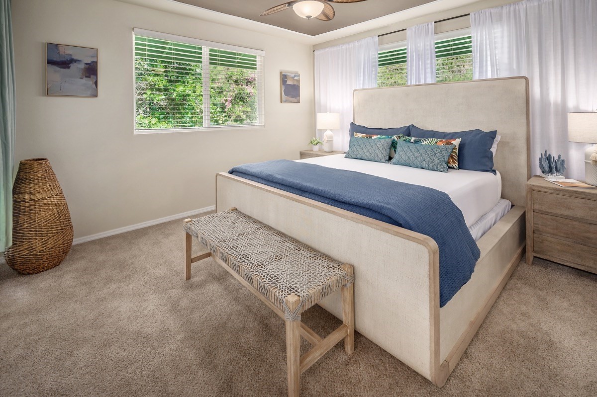 2258 Kuai Road Koloa, HI 96756 - Photo 11 of 30 a bedroom with a bed and a table