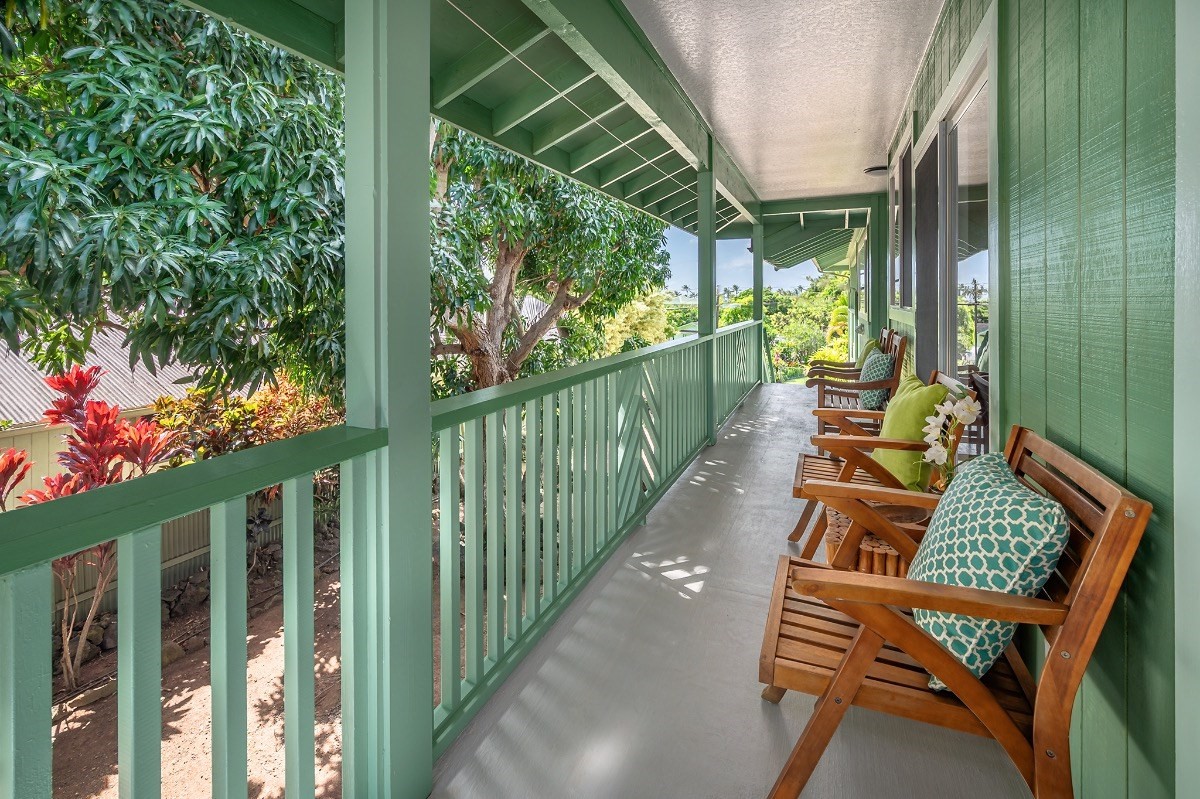 2258 Kuai Road Koloa, HI 96756 - Photo 15 of 30 a view of balcony with wooden floor