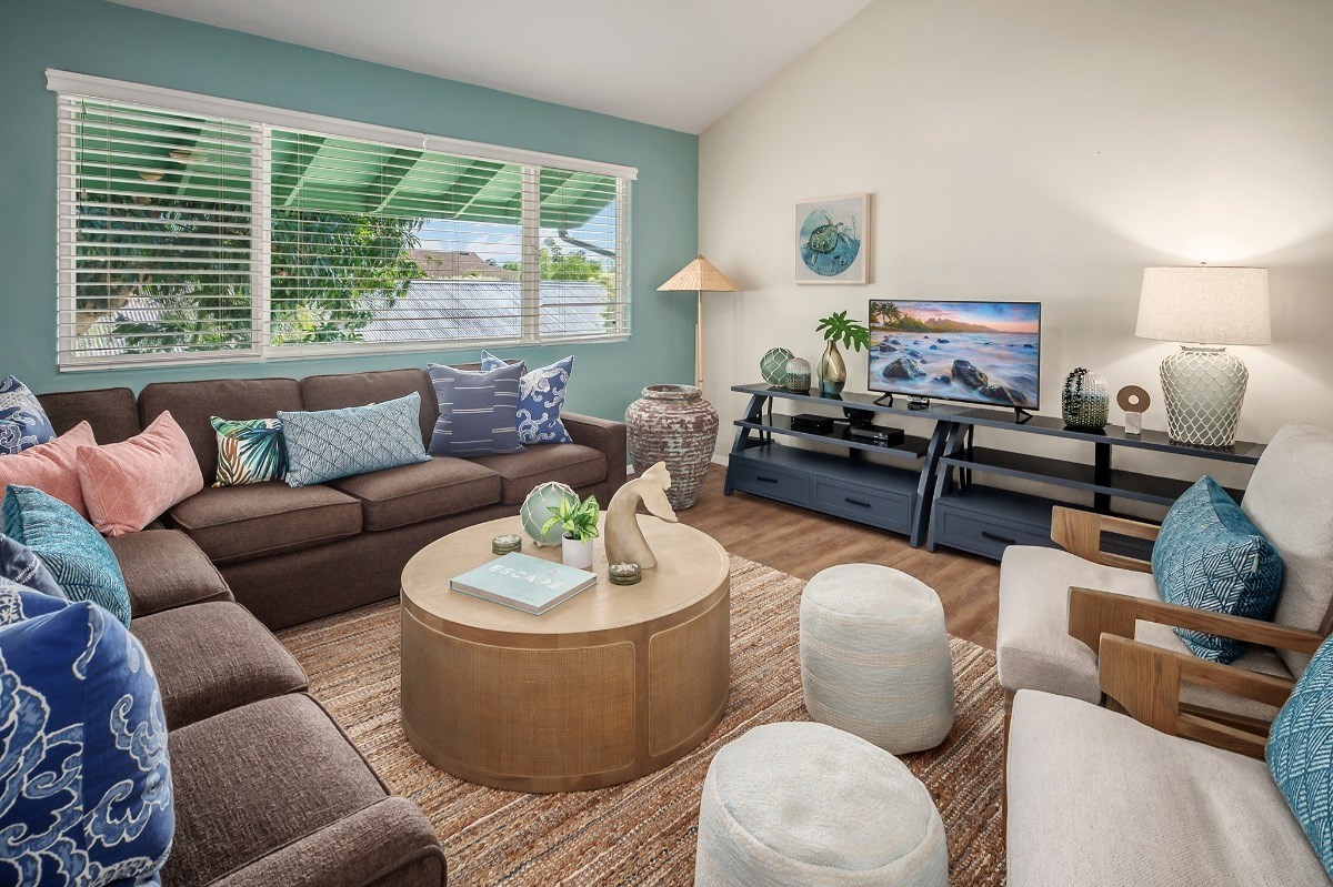 2258 Kuai Road Koloa, HI 96756 - Photo 4 of 30 a living room with furniture and a large window