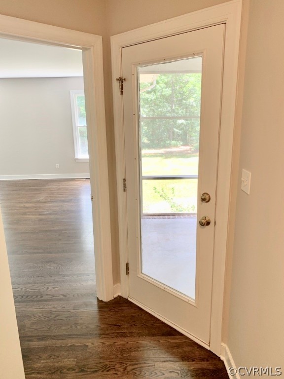 8301 Cattail Road Chesterfield, VA 23838 - Photo 22 of 31 a view of an empty room with wooden floor and a window