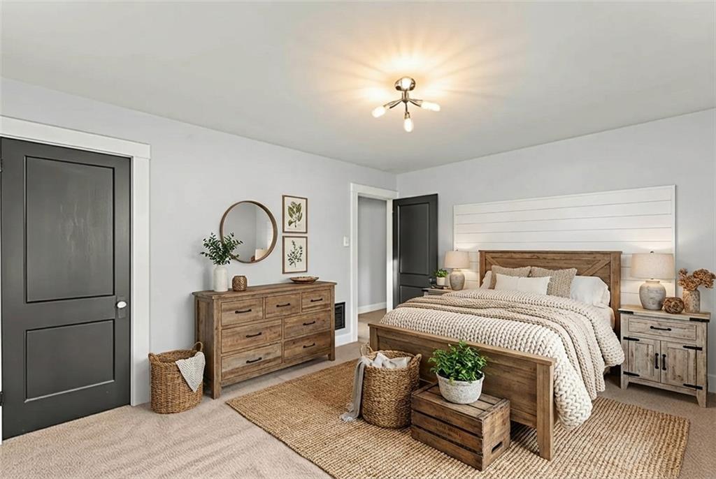 433 Green Street Homestead, PA 15120 - Photo 17 of 33 a bedroom with a bed and a dresser