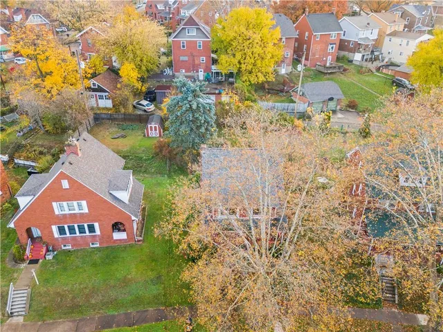 a view of a city with tall buildings