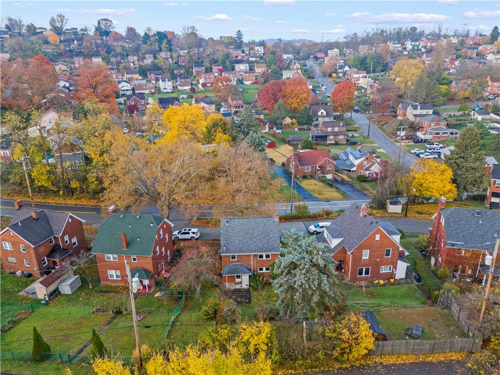 433 Green Street Homestead, PA 15120 - Photo 33 of 33 an aerial view of residential houses with outdoor space and swimming pool