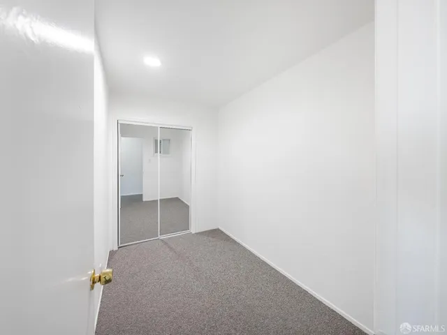 a view of an empty room