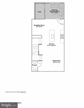 a picture of a bench in front of a wall