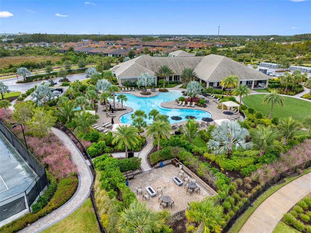 4795 Freccia Loop Wesley Chapel, FL 33543 - Photo 49 of 51 an aerial view of multiple house