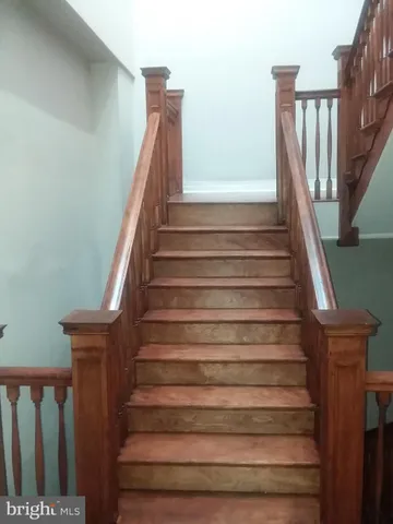 a view of street from a balcony