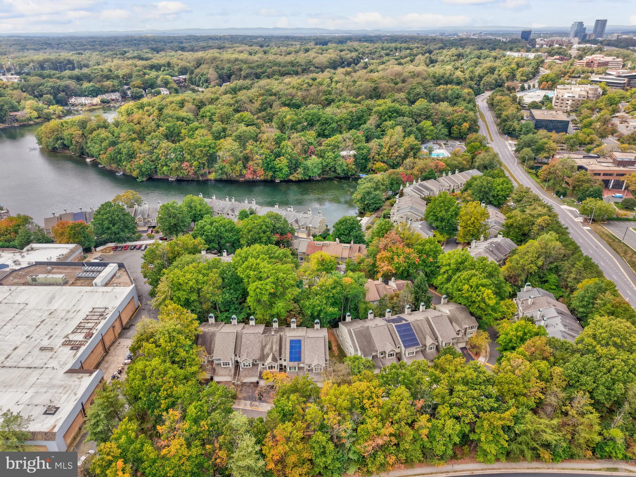 11110 Lakespray Way Reston, VA 20191 - Photo 60 of 60 Aerial view of Lakeport Cluster and Lake Thoreau.