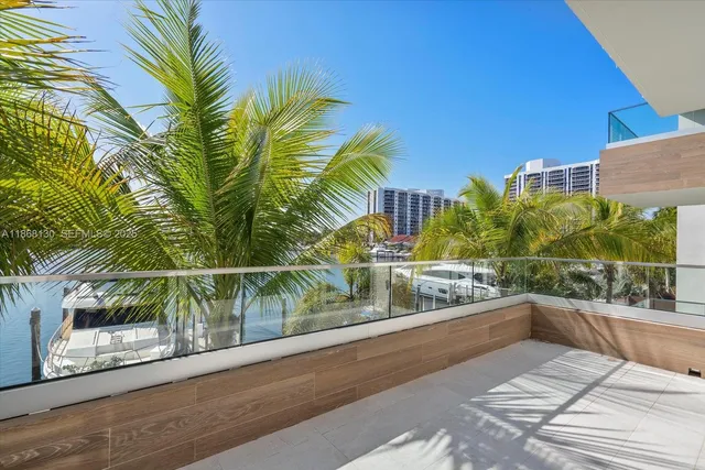 a view of a backyard with a garden