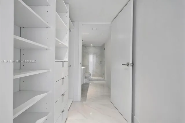 a view of a city with tall buildings