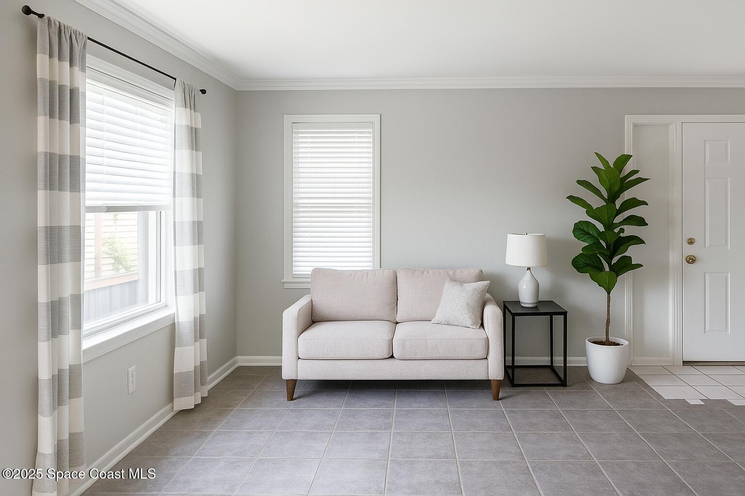 5 Fairway Drive, Unit 5 Cocoa Beach, FL 32931 - Photo 29 of 30 Virtually Staged Open Floor Plan