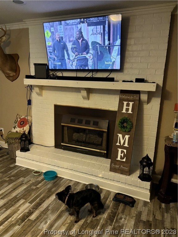 11828 Us Highway Maxton, NC 28364 - Photo 5 of 27 a living room with furniture and a fireplace