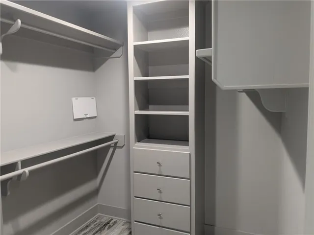 a view of closet