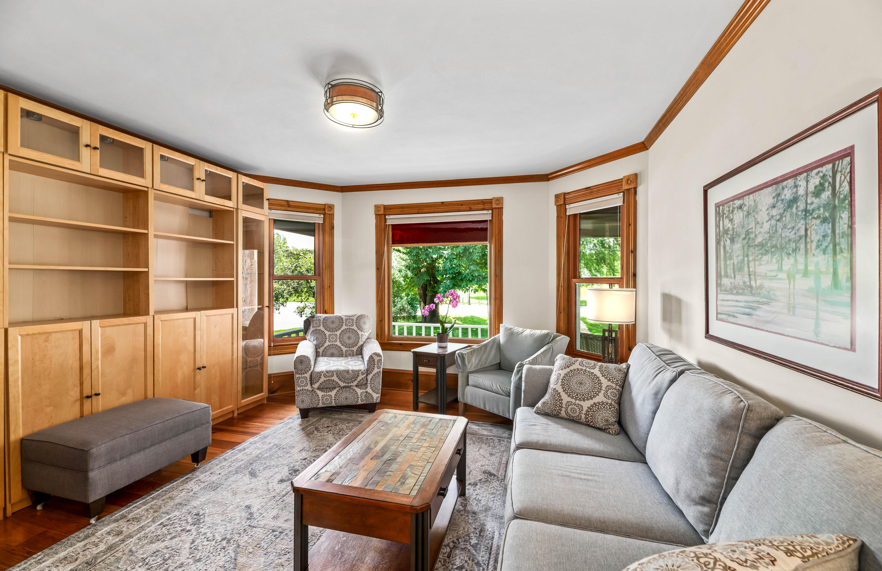 118 East Main Street Wales, WI 53183 - Photo 6 of 25 Main Street- living room with picture wi