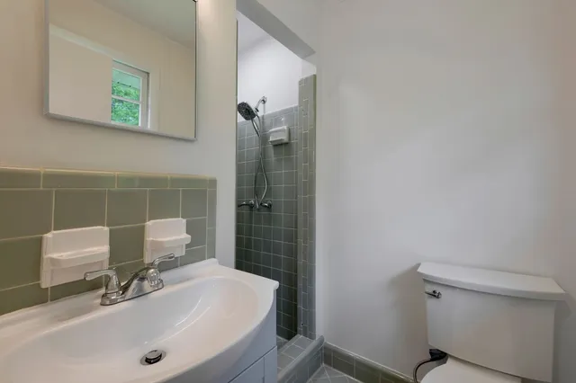 a bathroom with a sink and a toilet