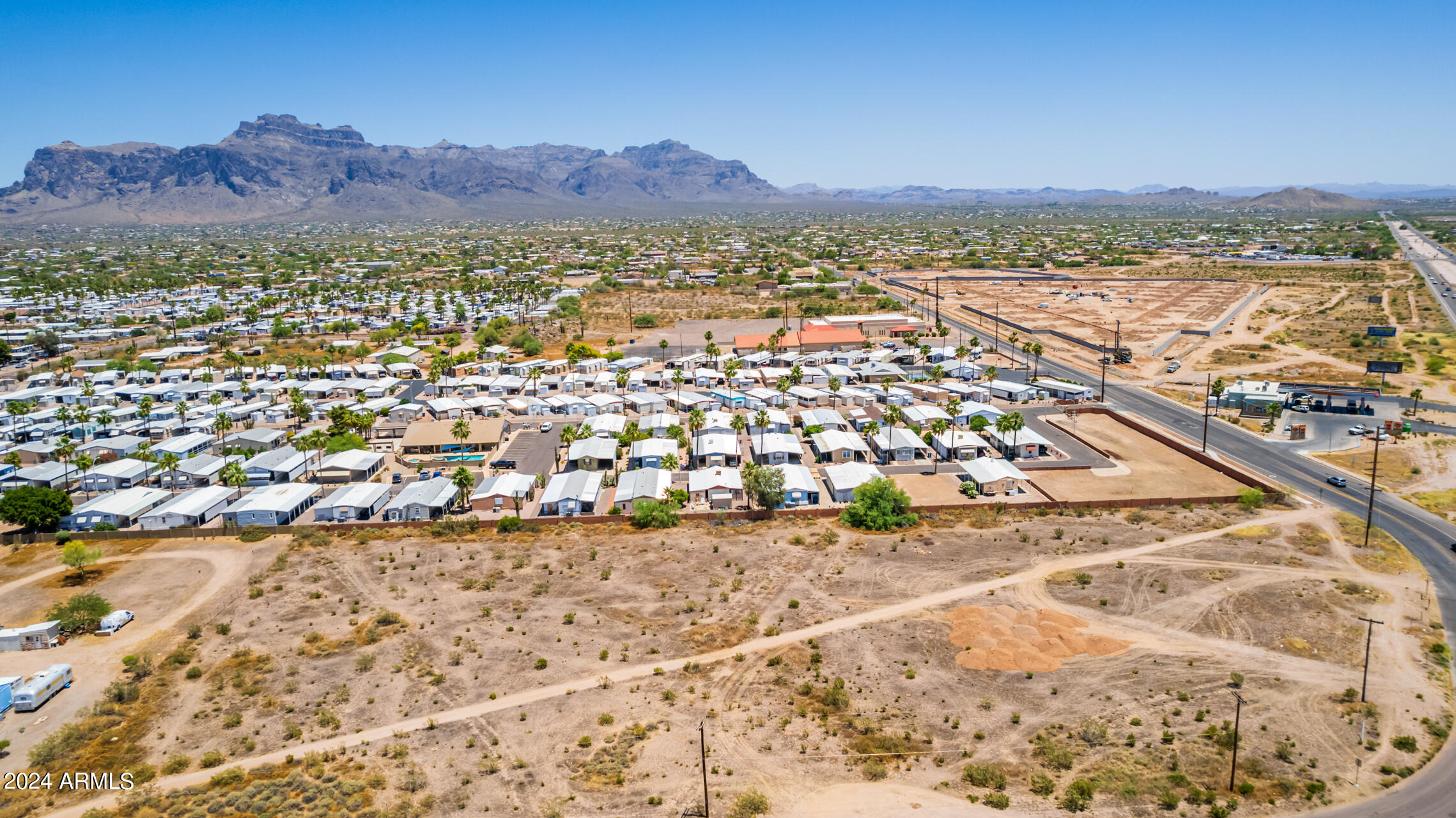 880 South Royal Palm Road, Unit LOT #1 Apache Junction, AZ 85119 - Photo 2 of 19 a view of city and mountain