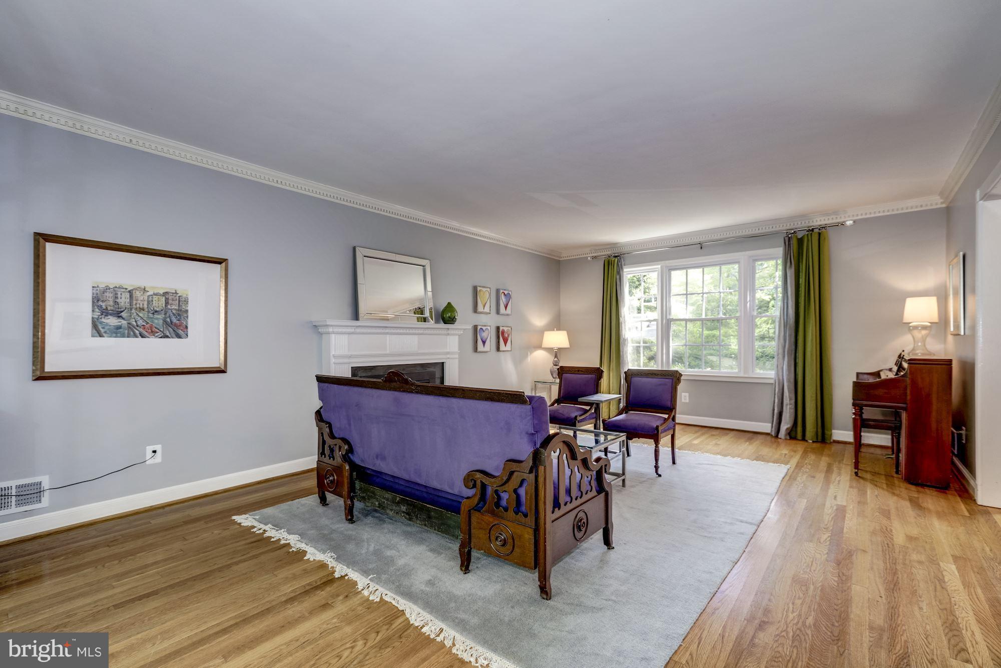 4767 Berkeley Terrace Northwest Washington, DC 20007 - Photo 4 of 30 a living room with furniture and wooden floor