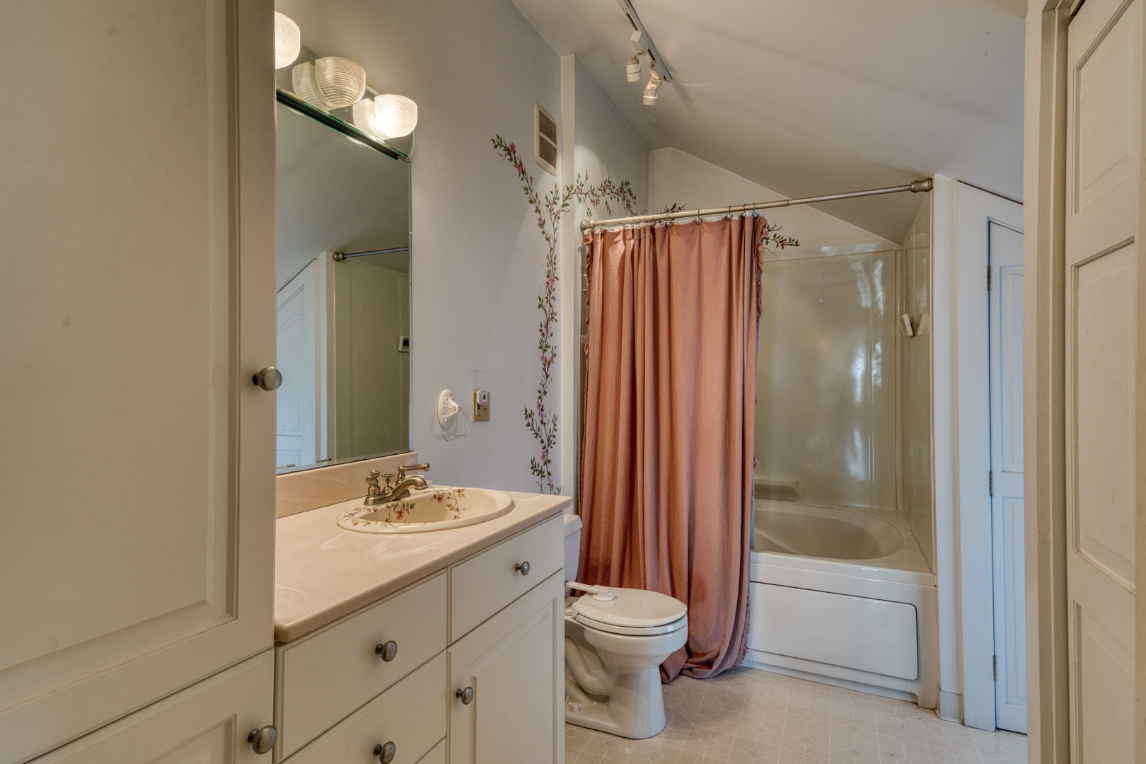 89 Maple Street Ellington, CT 06029 - Photo 31 of 40 a bathroom with a granite countertop sink toilet and shower glass cabinet