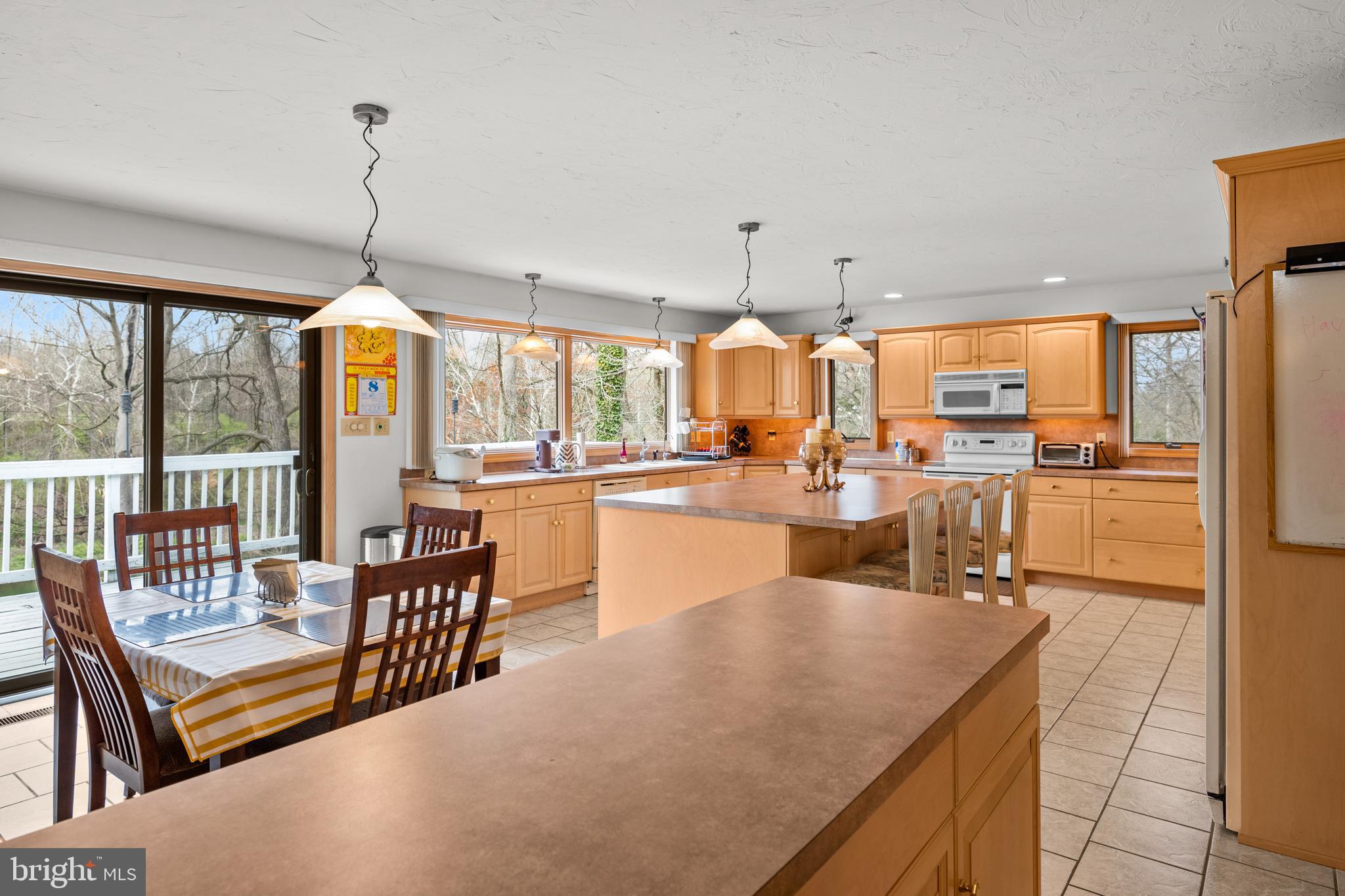 1101 Riverview Drive Reading, PA 19605 - Photo 10 of 67 a view of a dining room and livingroom with furniture wooden floor a chandelier