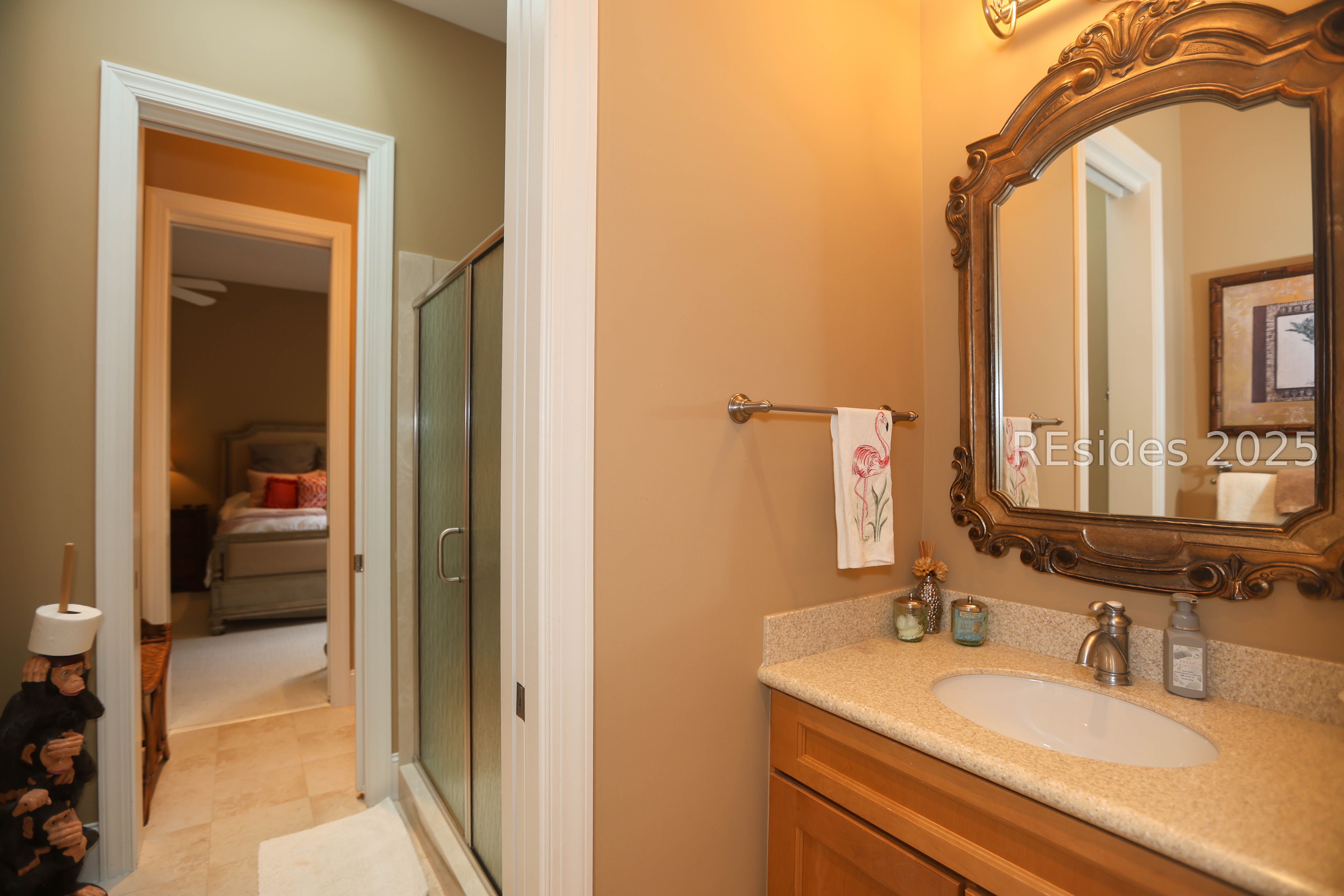 102 Cutter Circle Bluffton, SC 29909 - Photo 45 of 80 Bedroom 2 Sink & Toilet Area