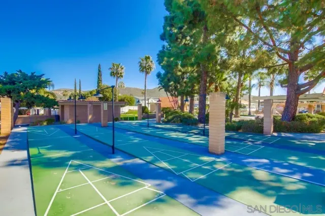 a view of a basketball court