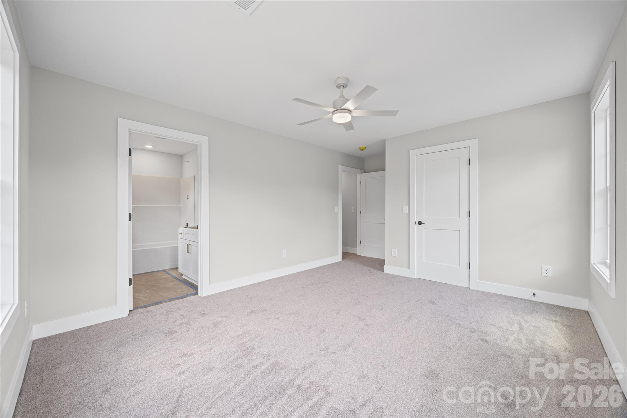 640 Edwards Road Fort Lawn, SC 29714 - Photo 30 of 39 a view of an empty room with a ceiling fan