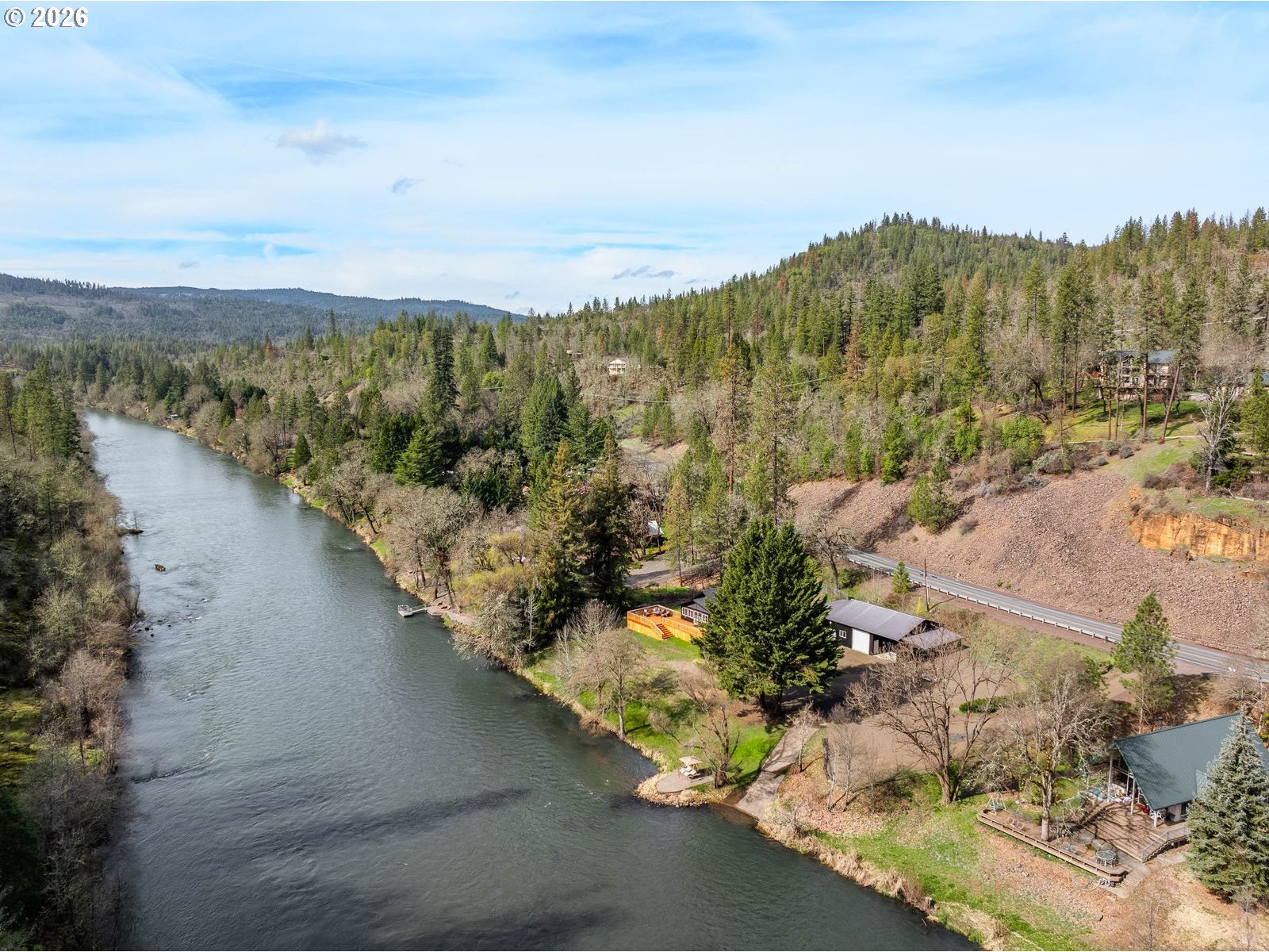 24990 Highway 62 Trail, OR 97541 - Photo 3 of 23 an aerial view of mountain with trees