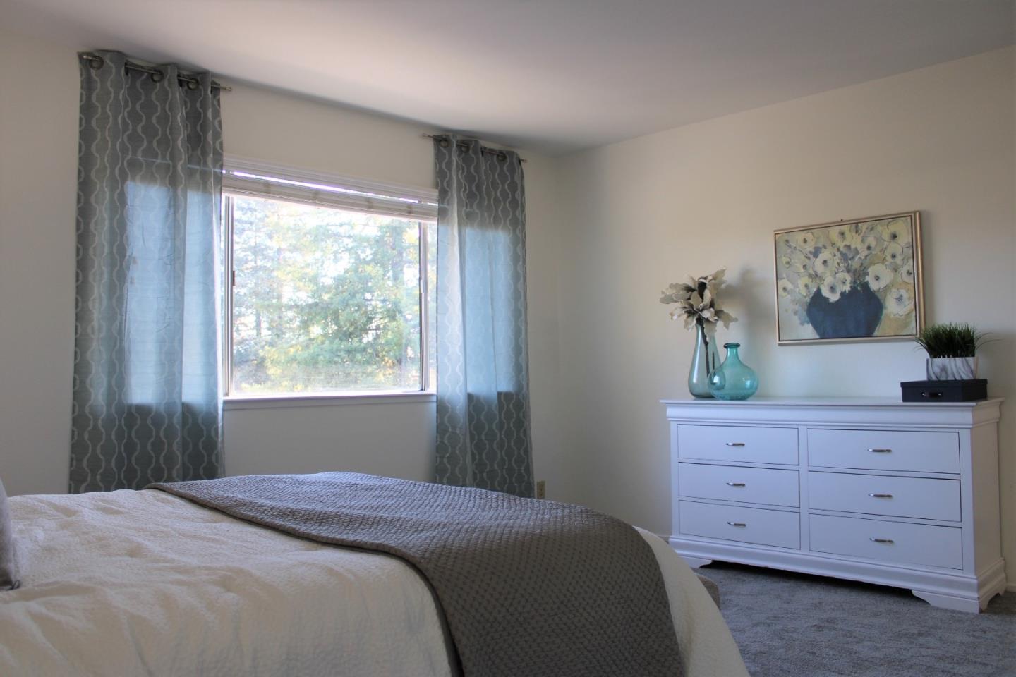 2298 Almaden Road, Unit B San Jose, CA 95125 - Photo 12 of 21 a bedroom with a bed and a dresser next to a window