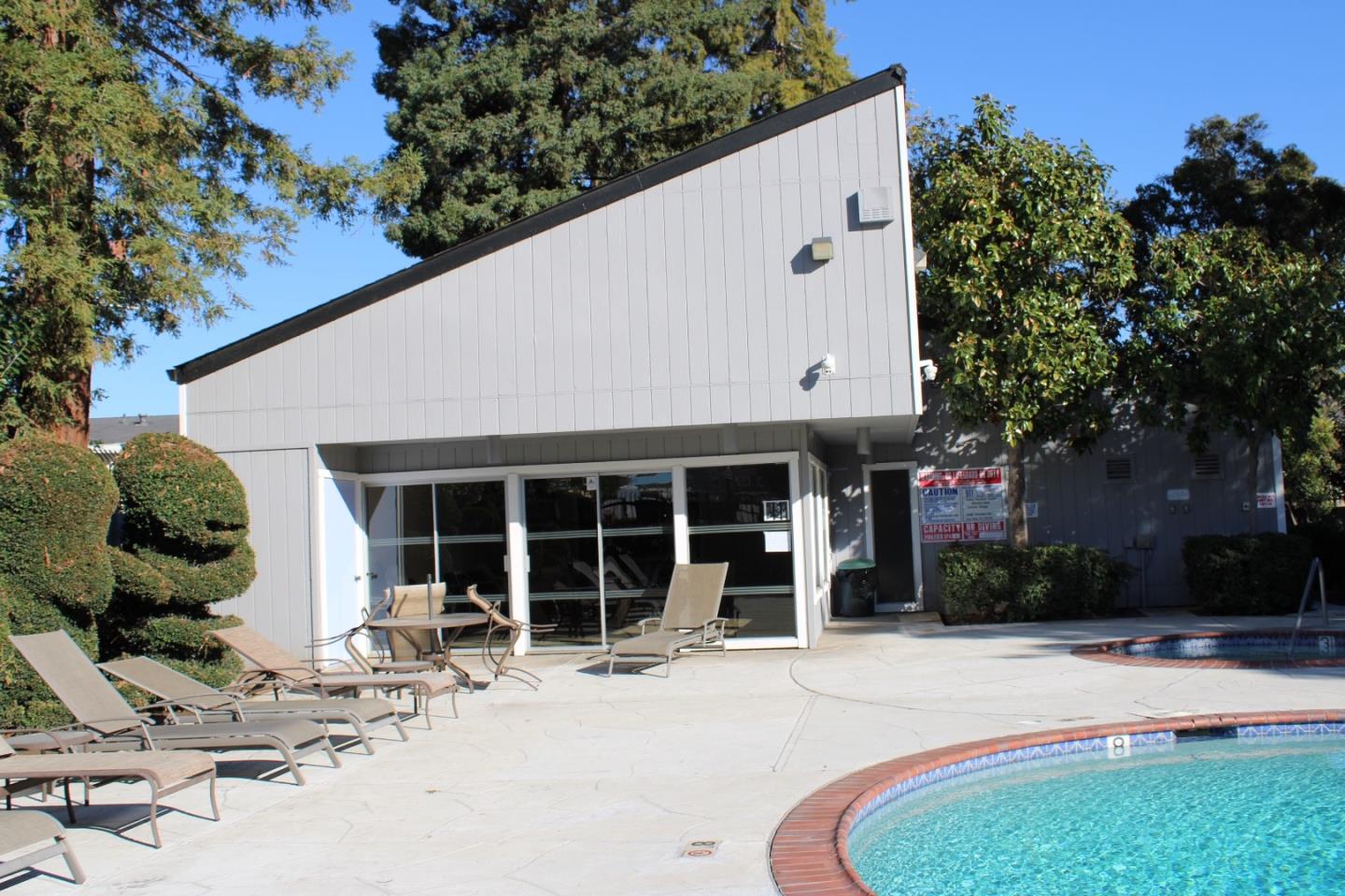 2298 Almaden Road, Unit B San Jose, CA 95125 - Photo 20 of 21 a view of a white house with a yard and sitting area