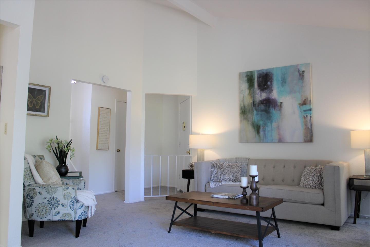 2298 Almaden Road, Unit B San Jose, CA 95125 - Photo 3 of 21 a living room with furniture and a potted plant