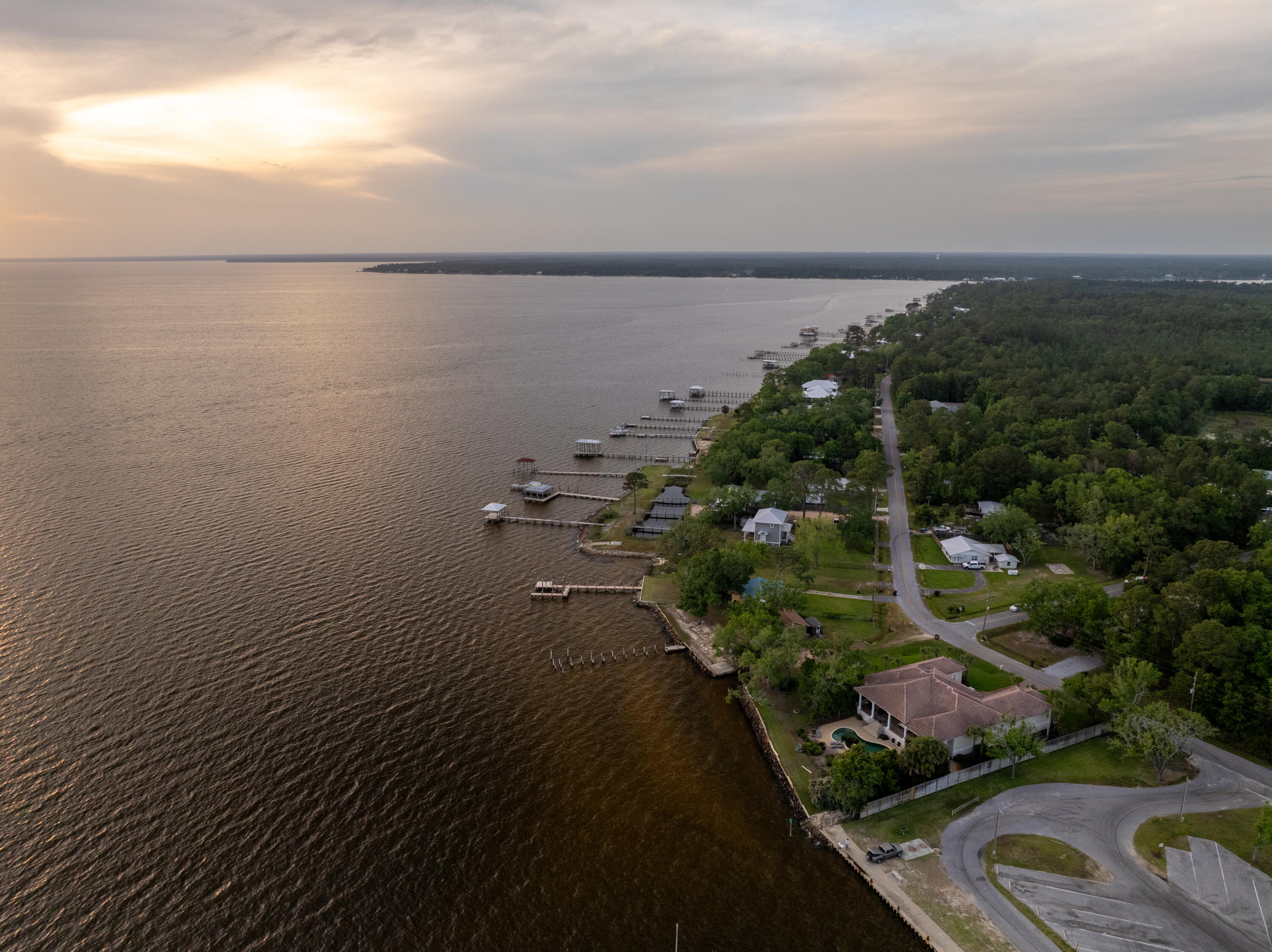 2894 Bay Grove Road Freeport, FL 32439 - Photo 29 of 29 an aerial view of ocean with residential houses with outdoor space