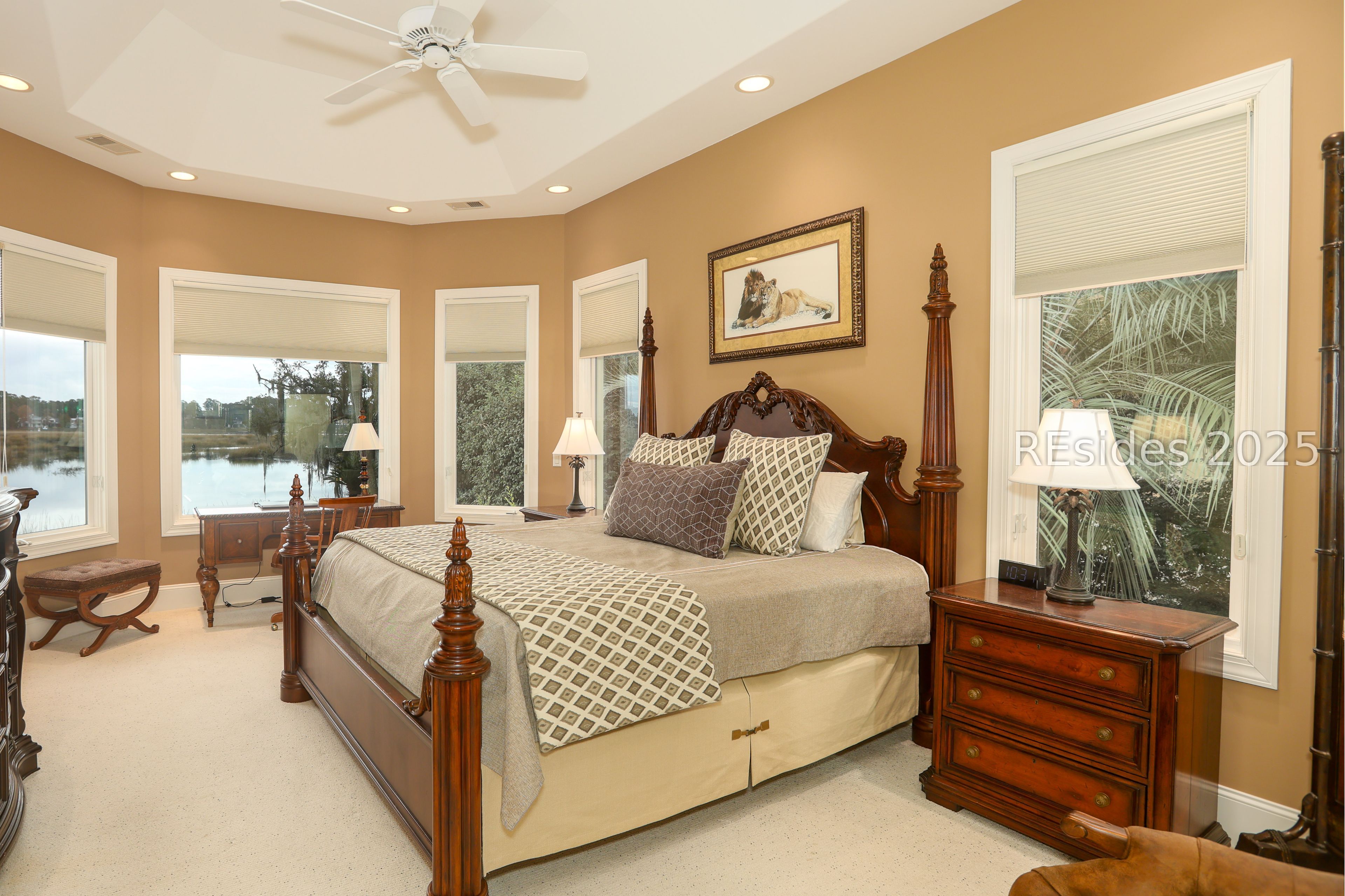 102 Cutter Circle Bluffton, SC 29909 - Photo 26 of 71 Primary Bedroom with Vaulted Ceiling
