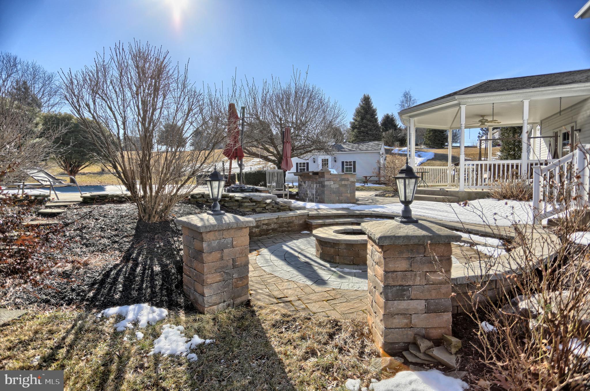5545 Ridge Road Slatington, PA 18080 - Photo 7 of 33 fire pit back yard