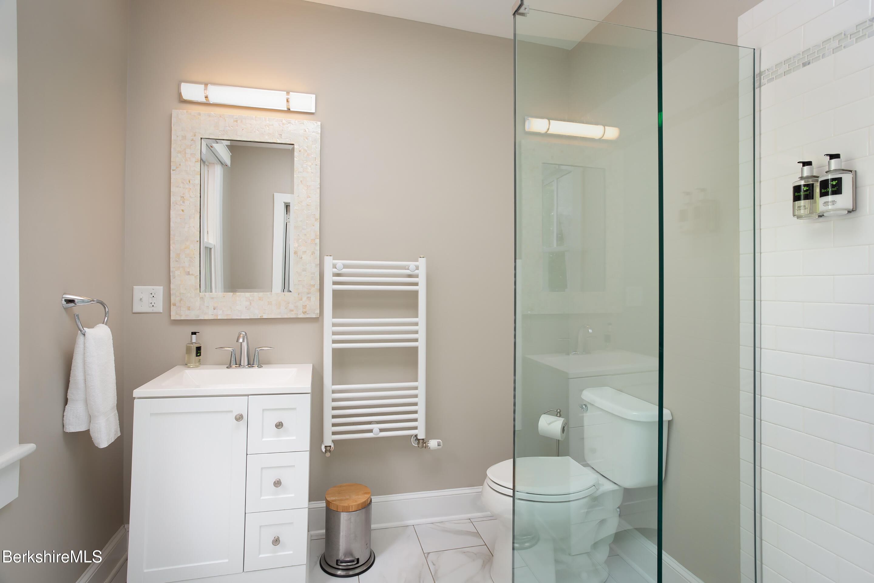 615 Laurel Street Lee, MA 01238 - Photo 14 of 20 a bathroom with a sink toilet and shower