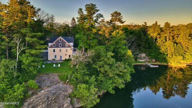 a house view with a garden space