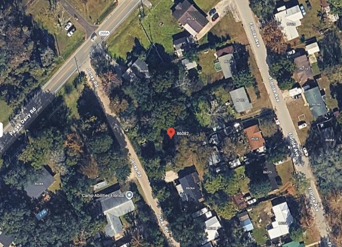 86082 Jones Road Yulee, FL 32097 - Photo 2 of 8 an aerial view of house with yard
