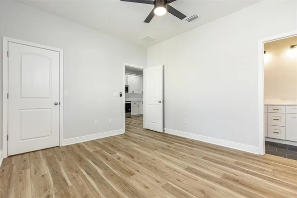 wooden floor in an empty room