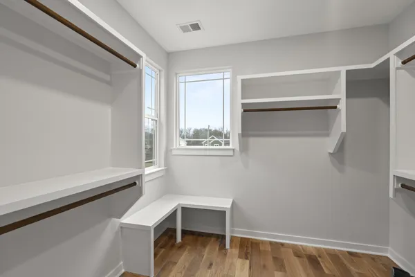 a view of closet area