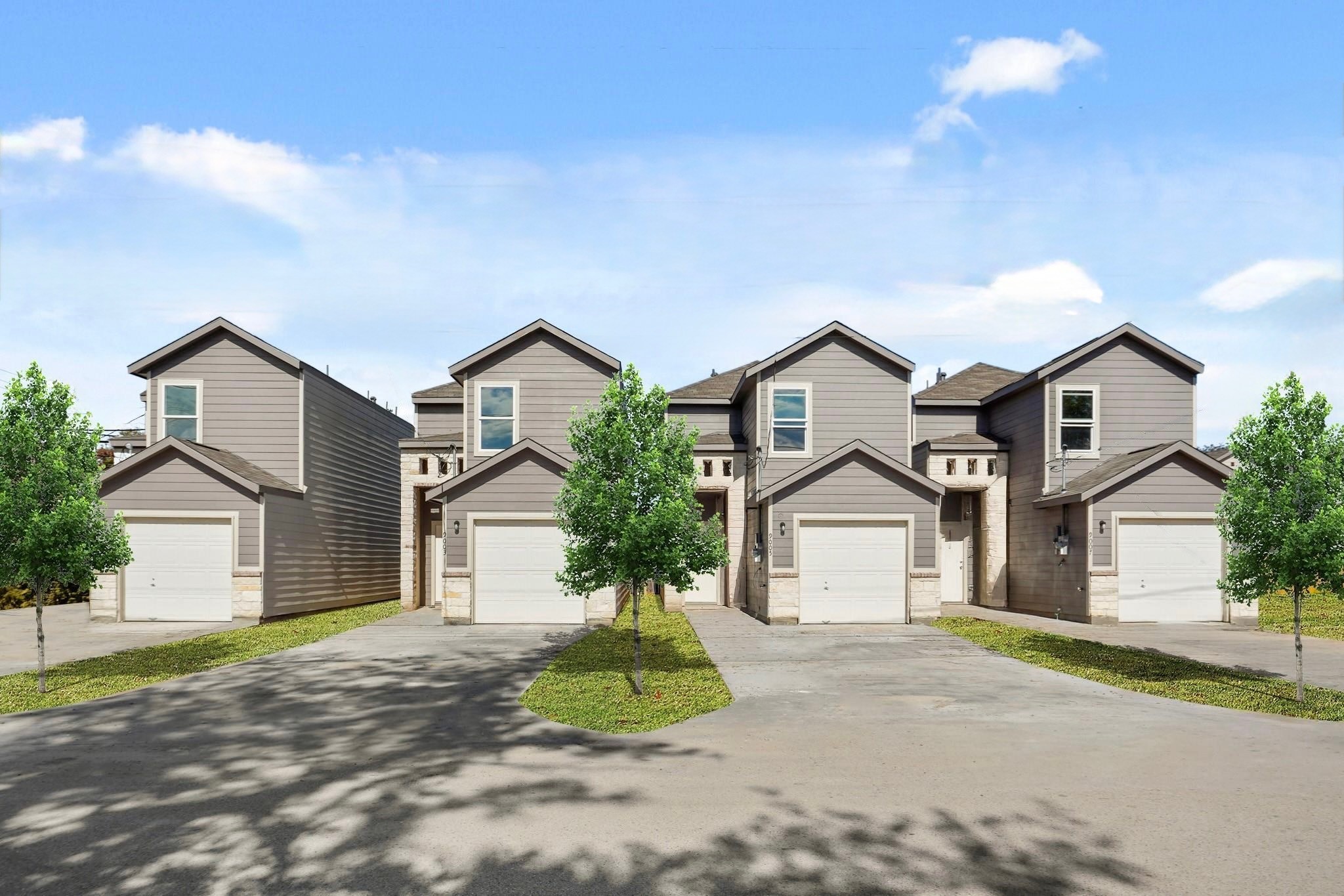a view of house and outdoor space