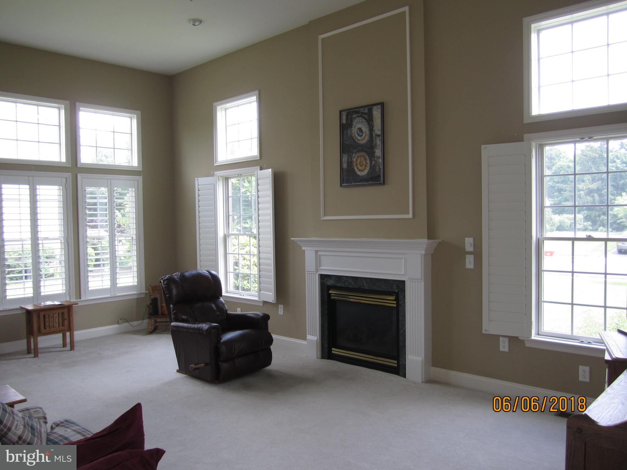 104 Hunters Crossing Lititz, PA 17543 - Photo 8 of 37 Family room with fireplace (gas)-windows abound!