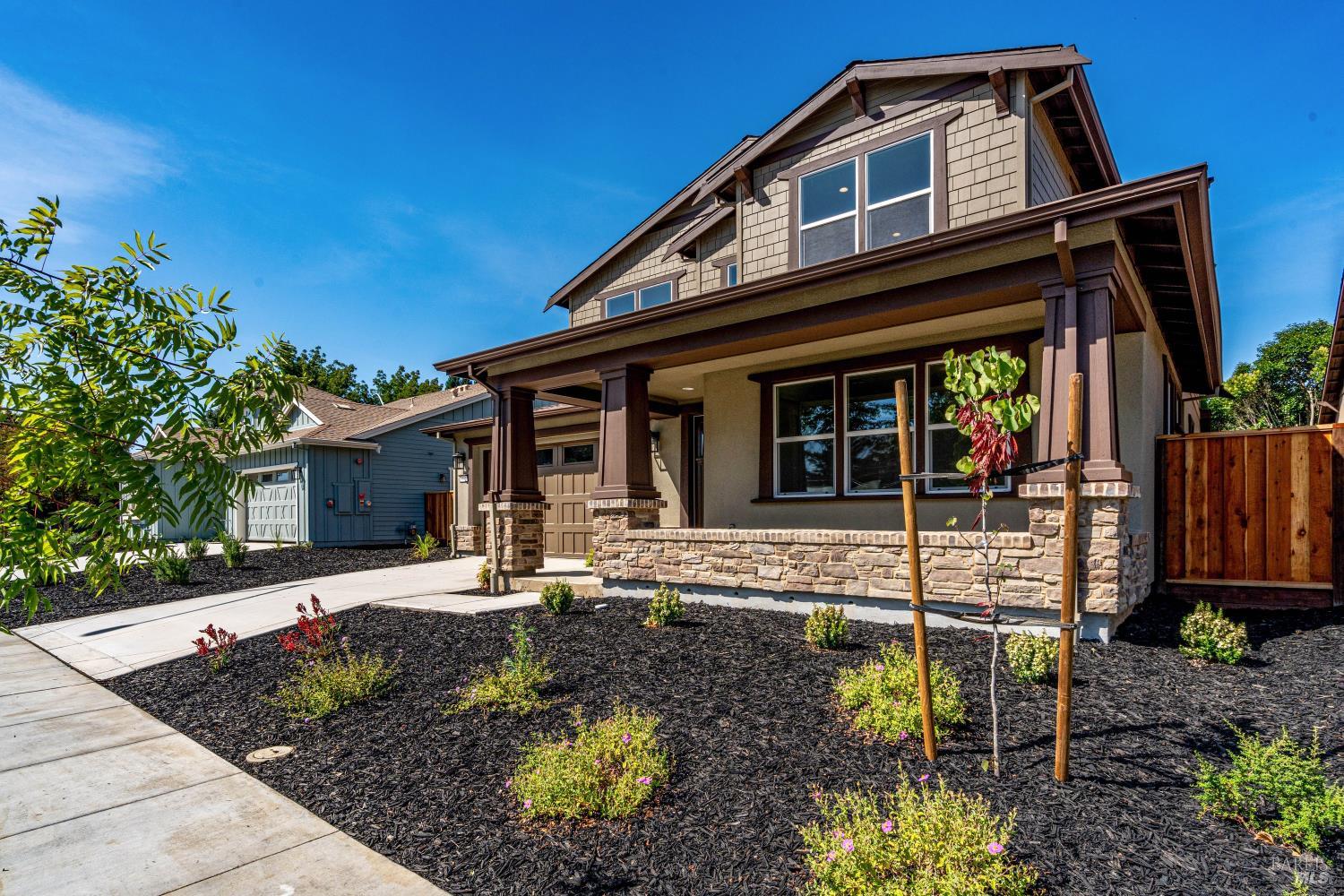 3461 Ruston Lane Napa, CA 94558 - Photo 17 of 22 a front view of a house with garden