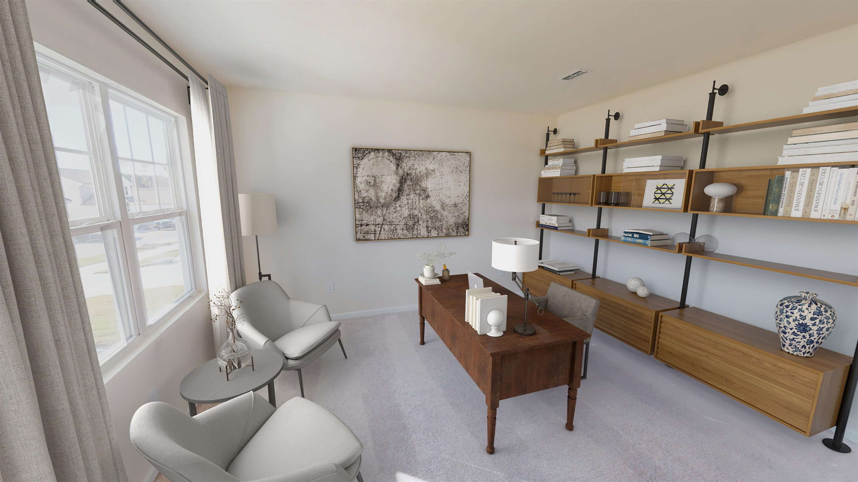 3504 Dragonfly River Raleigh, NC 27604 - Photo 3 of 27 a living room with furniture and a window