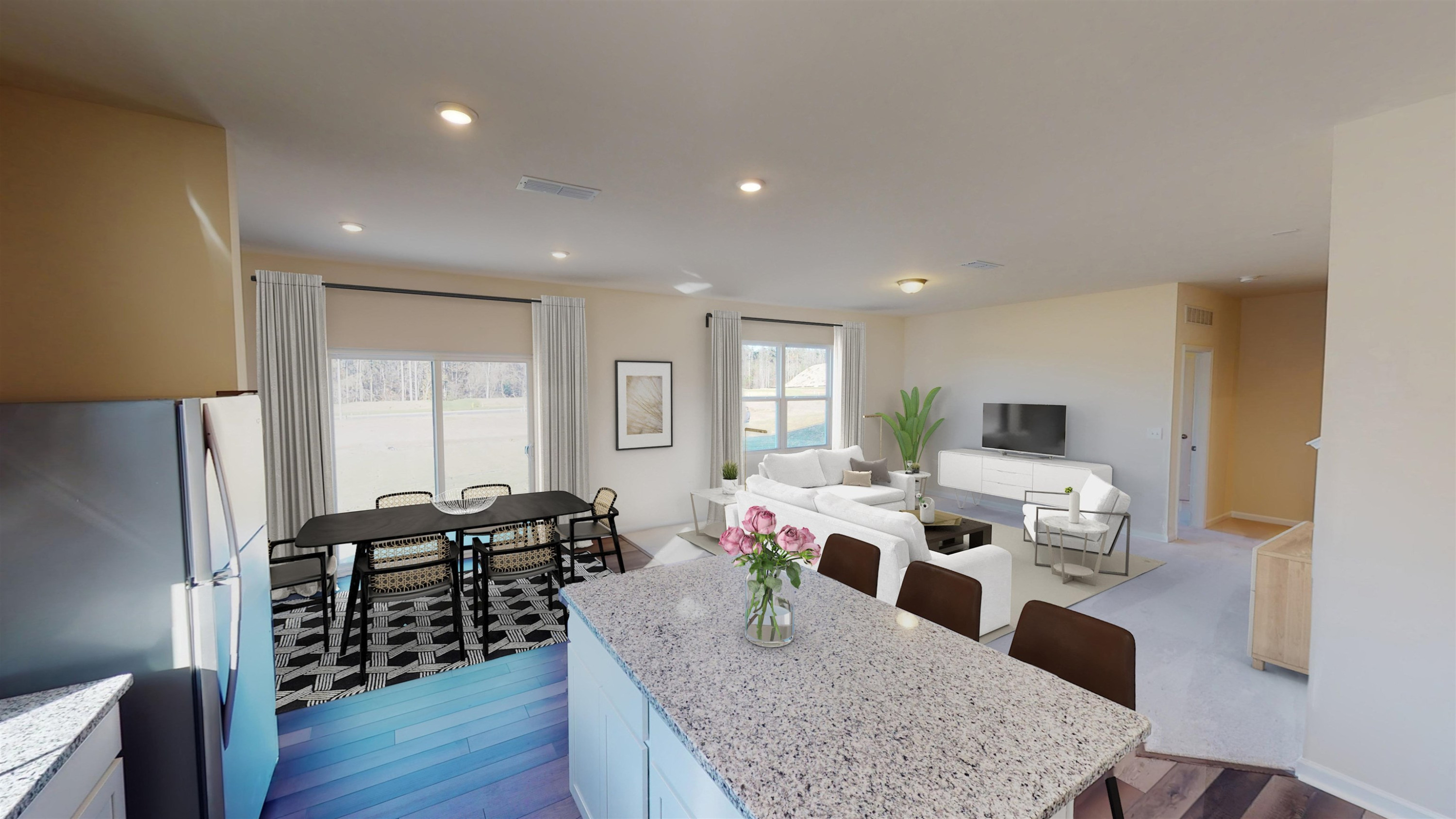 3504 Dragonfly River Raleigh, NC 27604 - Photo 6 of 27 a very nice looking living room with furniture and wooden floor
